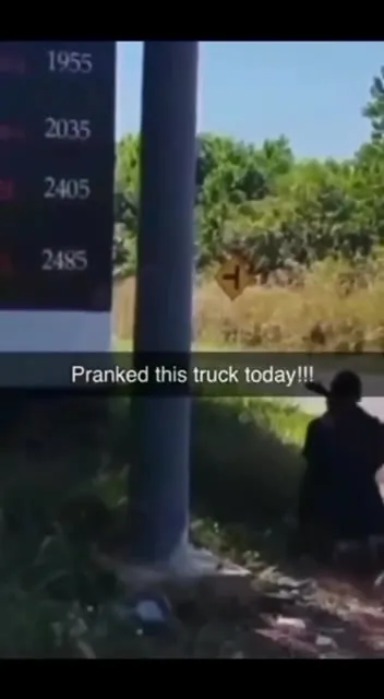 Pranked This Truck Today