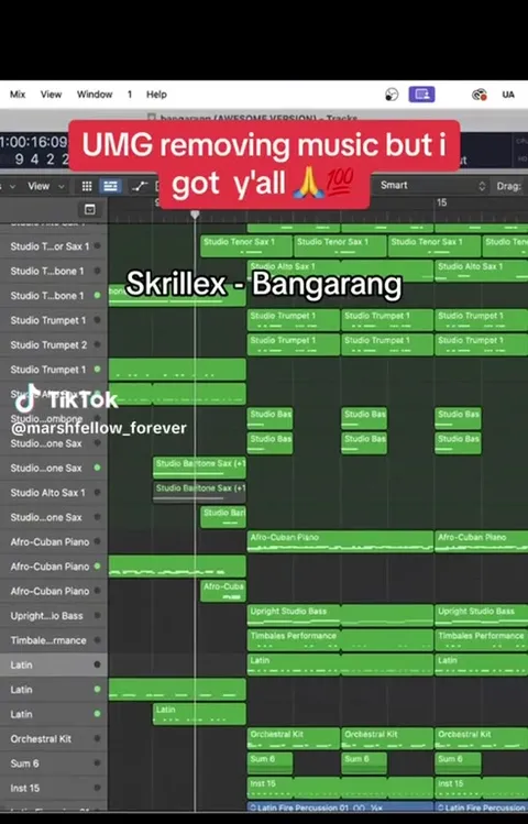 UMG removing music but I got y'all