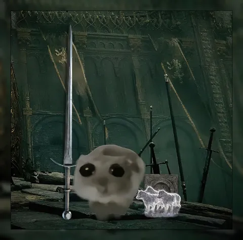 Маленький воин среди мечей