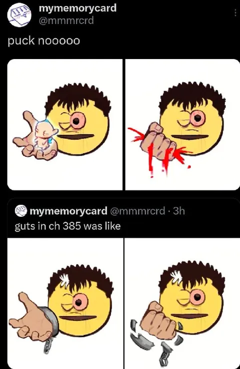 Puck Noooooo Berserk Reaction