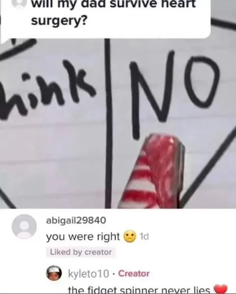 The Fidget Spinner Never Lies