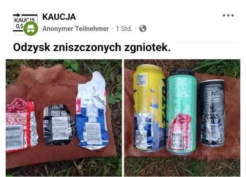 Odzysk zniszczonych zgniotek