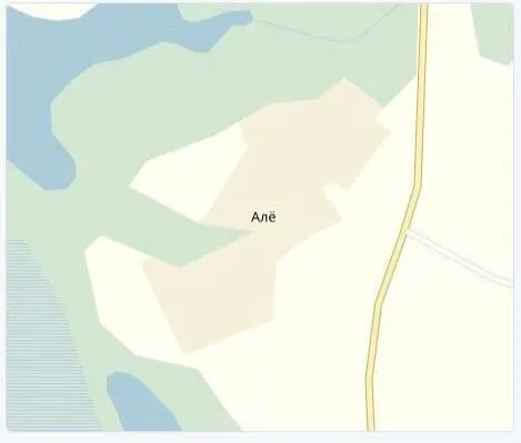 Алё на карте