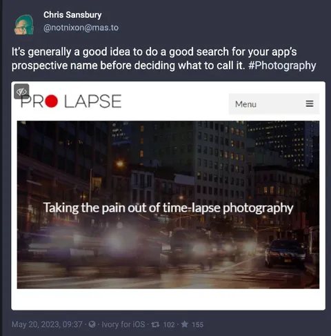 Prolapse App Name Search
