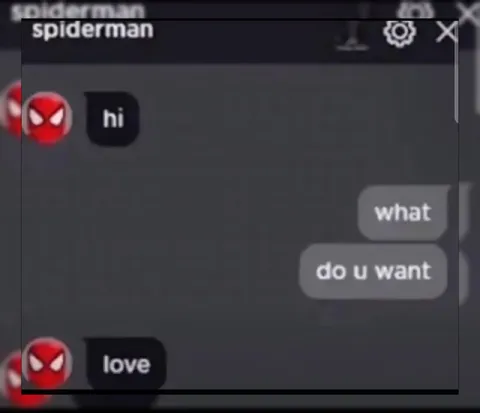 Spider-Man Says Love