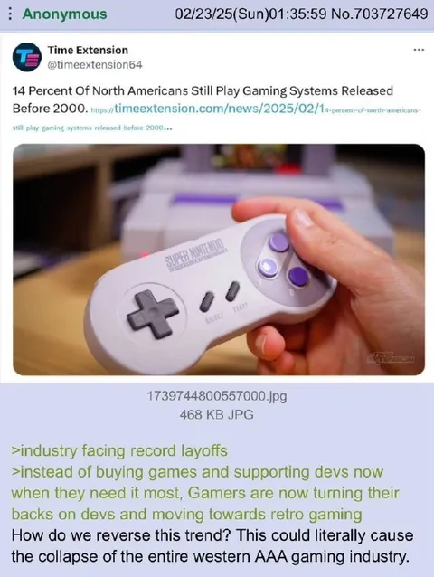 Retro Gaming Causes AAA Collapse