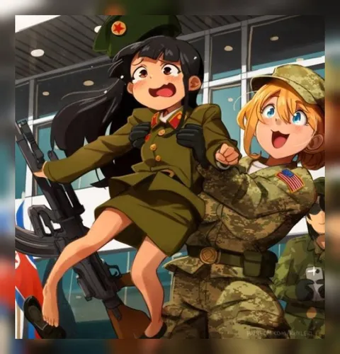 Союзницы в военной форме