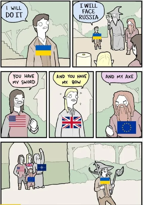 Ukraine Faces Russia Alone