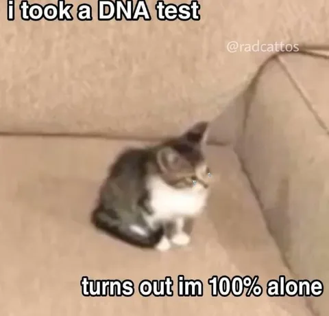 DNA Test Says Completely Alone