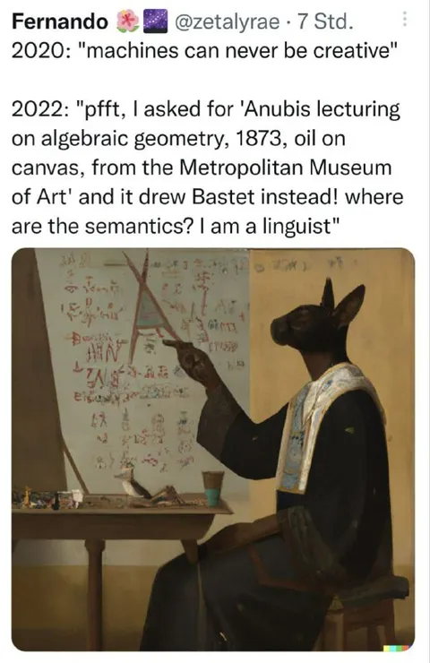 Anubis Draws Bastet Instead