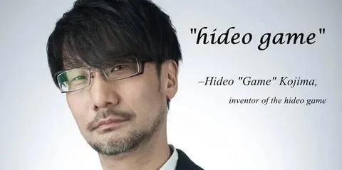 Hideo Game Kojima Joke