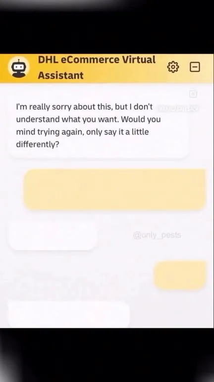 DHL Delivery Needs Forgiveness