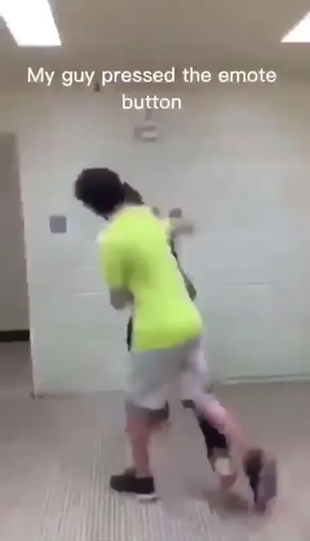 My Guy Pressed the Emote Button