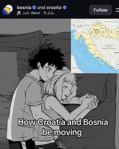 How Croatia and Bosnia Move