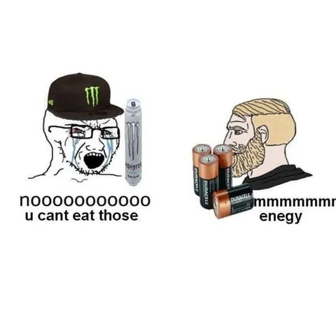 Monster Energy Batteries Meme