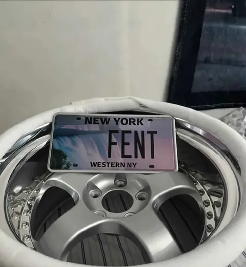 FENT License Plate Rim