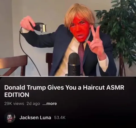 Donald Trump Haircut ASMR
