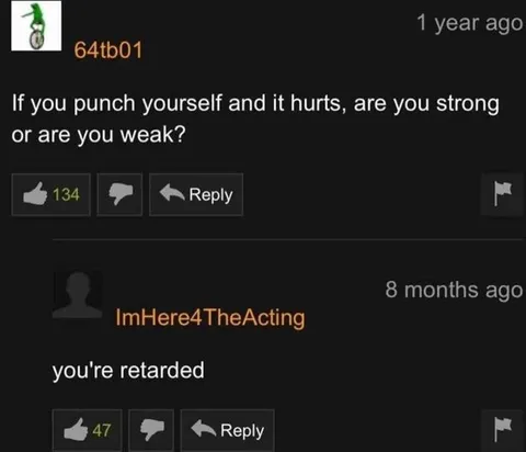 If You Punch Yourself