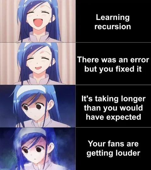 Learning Recursion Gets Loud