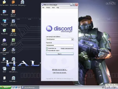 Discord Messenger на Windows XP