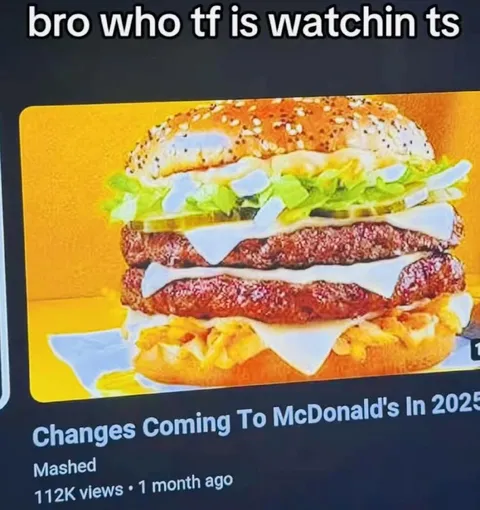 McDonald's Giant Burger in 2025