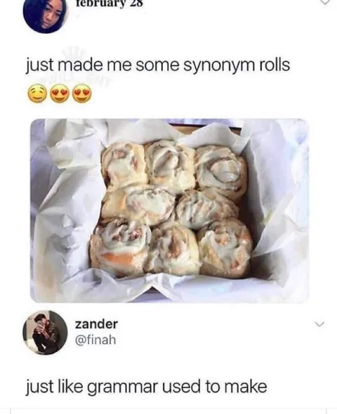 Synonym Rolls Pun