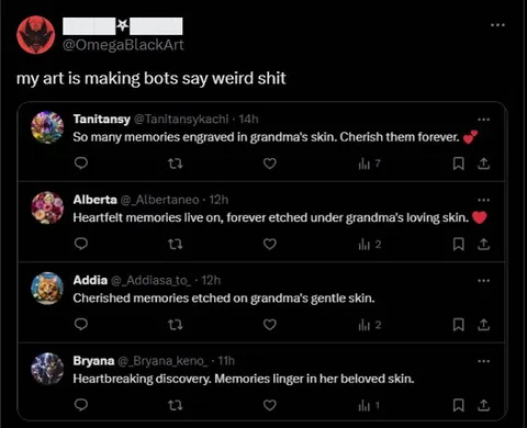 Bots Misunderstand Grandma's Skin