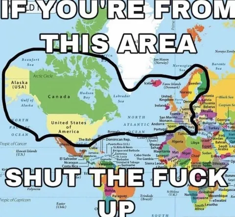 If You're From This Area Shut Up