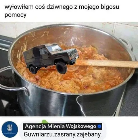 Samochód wyłowiony z bigosu