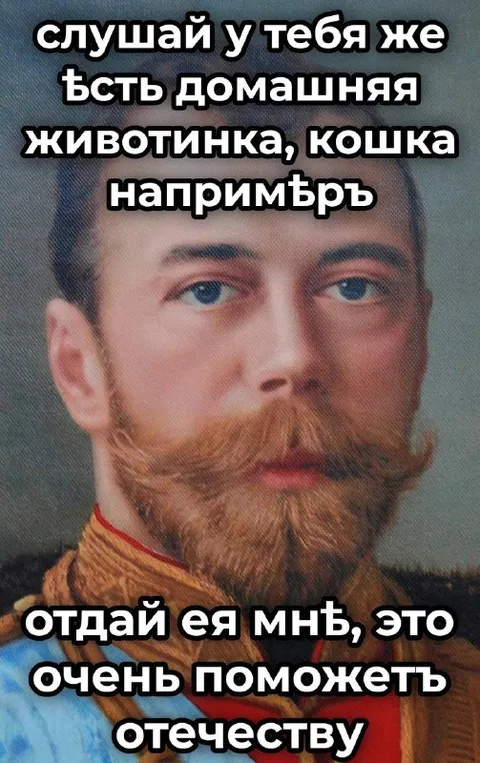 Отдай кошку отечеству