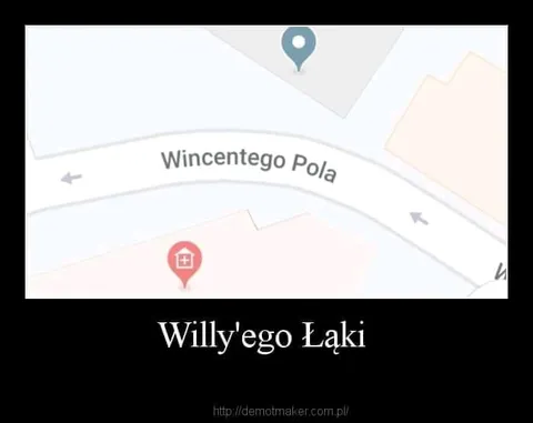 Willy'ego Łaki na mapie