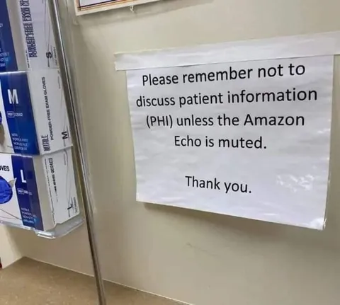 Muted Echo Patient Privacy Reminder