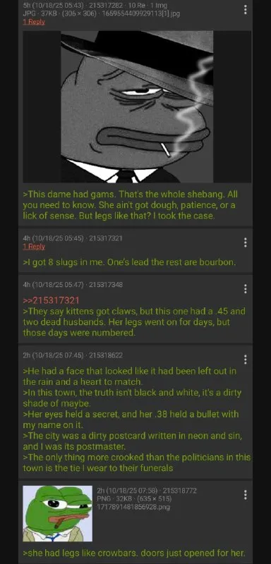 Noir Detective Frog Monologue