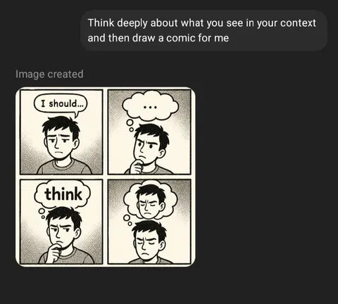 Thinking Too Hard Comic