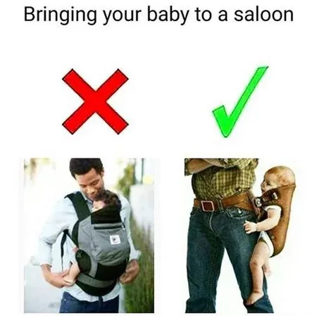 Bringing Your Baby to a Saloon