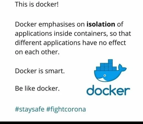 Be Like Docker Isolation Meme