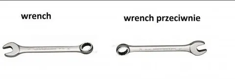 Wrench i wrench przeciwnie