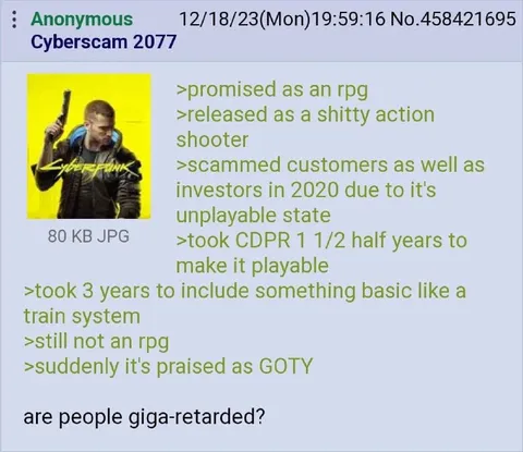 Cyberpunk 2077 Was Never an RPG
