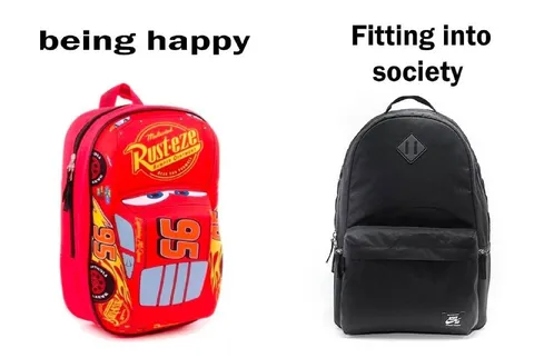 Being Happy vs Fitting Into Society