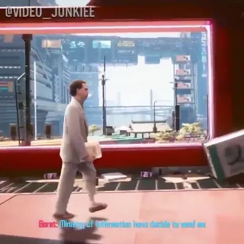 Borat Enters Night City