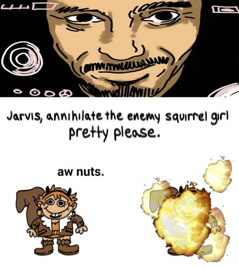 Jarvis Annihilates Squirrel Girl
