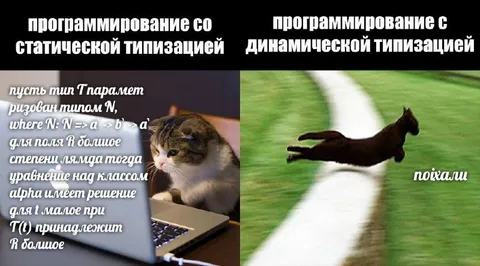 Статическая и динамическая типизация