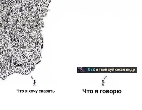 Что я хочу сказать и говорю