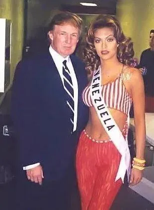 Trump y Miss Venezuela