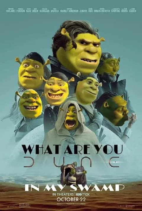 Shrek in My Swamp Poster