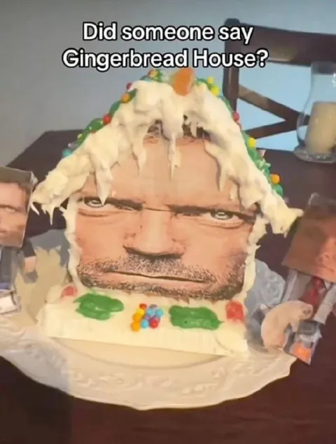 Gingerbread House Face
