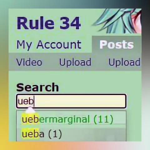 Rule 34 Search Suggestions