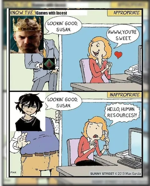 Appropriate Games with Incest