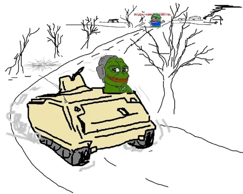 Пепе едет на танке без света