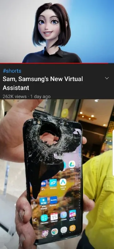 Samsung Virtual Assistant Survives Anything